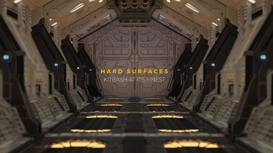 硬表面3D模型素材包 The Pixel Lab – Hard Surfaces The Ultimate Kitbash Pack