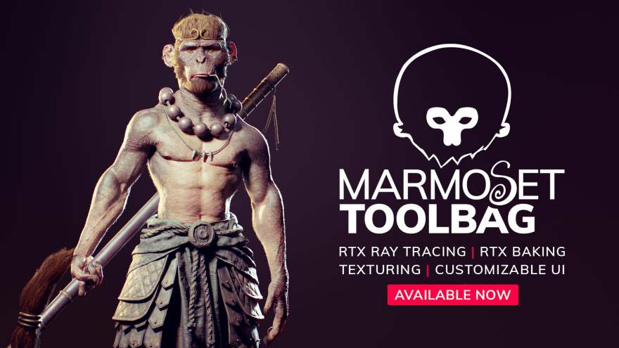 三维场景实时预览软件 Marmoset Toolbag 八猴渲染器系列版本下载