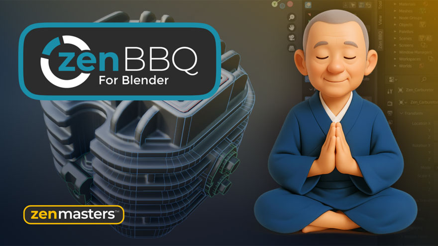 Blender倒角插件 Zen BBQ