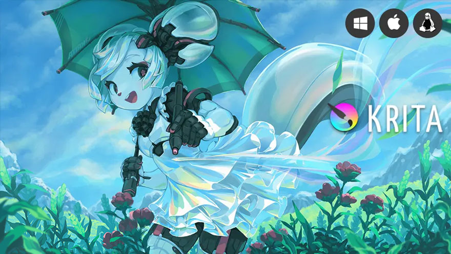 自由开源的免费绘画软件 Krita 系列版本
