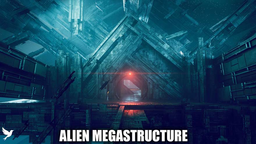 UE外星科幻巨型结构环境场景包 LAYA DESIGN - MEGASTRUCTURE Alien Modular Sci-Fi World